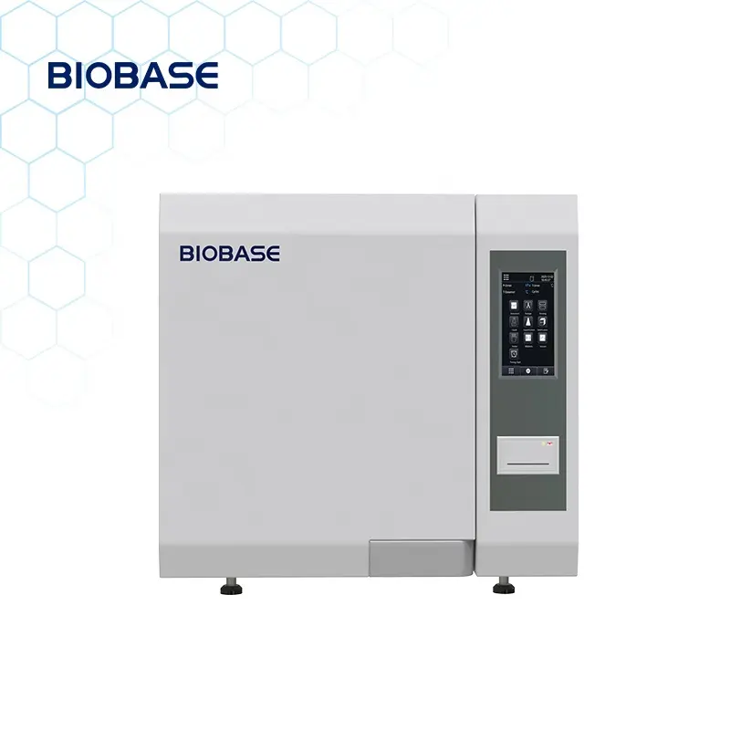BIOBASE çin J otoklav BKM-K23B Lab darbe vakum masa üstü otoklav sınıf B ile laboratuvar için fabrika fiyatına LCD otoklav