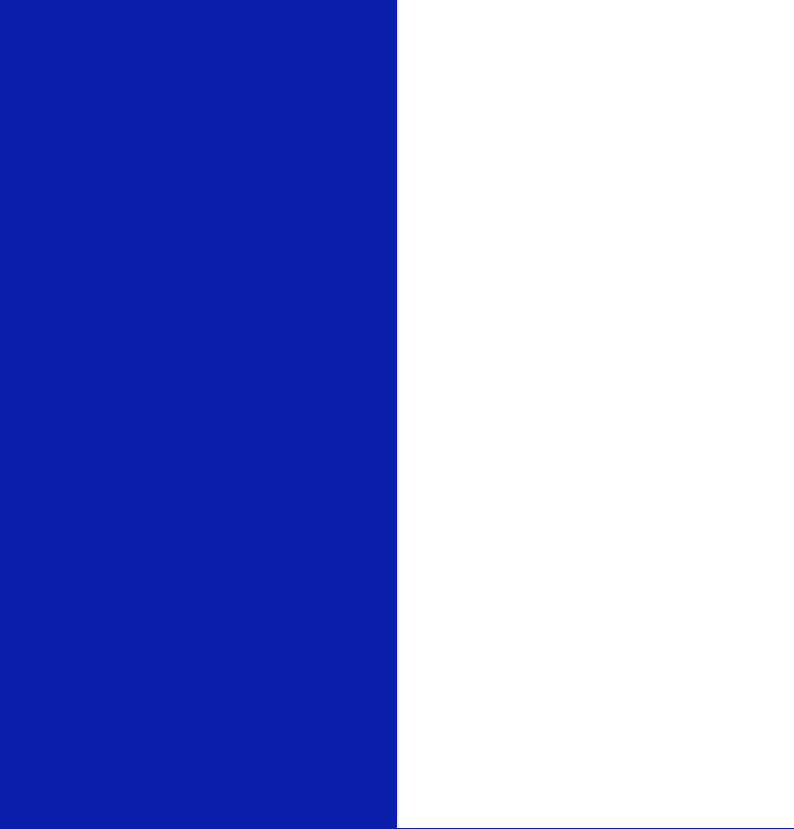 Bleu roi et blanc