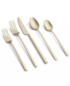Damaris Champagne satin <span class=keywords><strong>Flatware</strong></span> Set, 20 mảnh | <span class=keywords><strong>Cambridge</strong></span> Bạc - Product Image 1