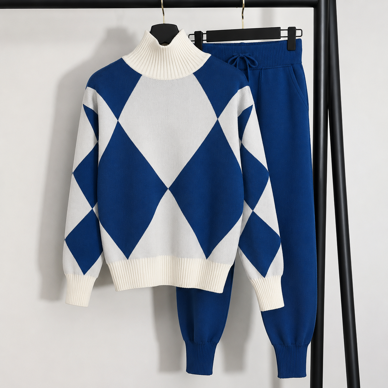 Bleu roi / Blanc