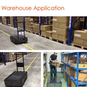 New Automated Mobile AGV <strong>Robot</strong> Electric Dolly Delivery <strong>Robot</strong> - Product Image 4