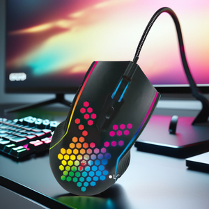 Mouse da Gaming cablato RGB per Computer portatile ottico USB interfaccia traccia per ufficio e Computer portatili Desktop - Product Image 6
