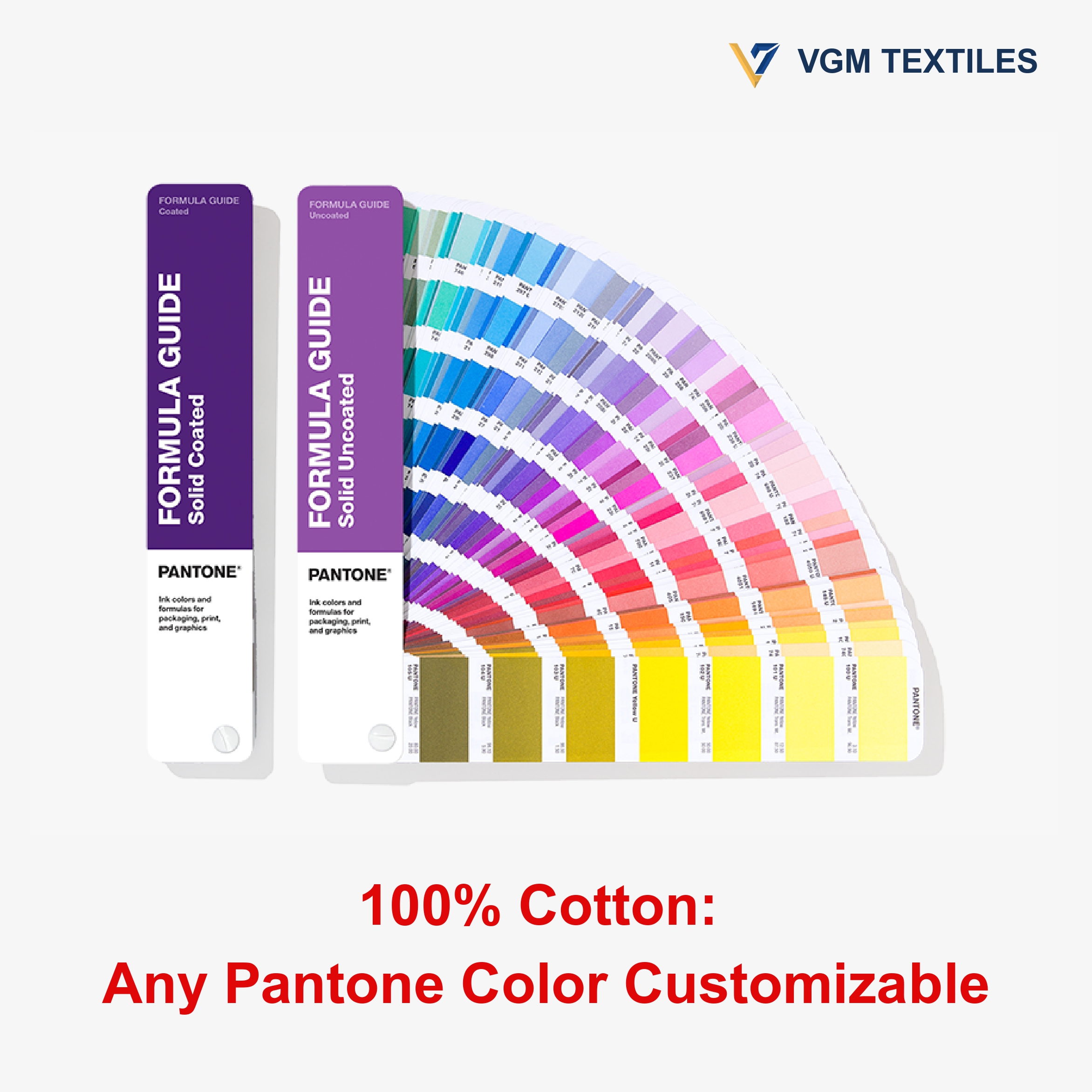 Toute couleur Pantone personnalisable pour un tissu 100 % coton