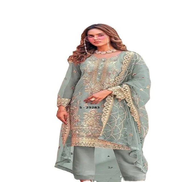 Превосходное качество, повседневное пакистанское платье, свадебные сальварские костюмы, сальвар камиз для вечеринки от индийского поставщика