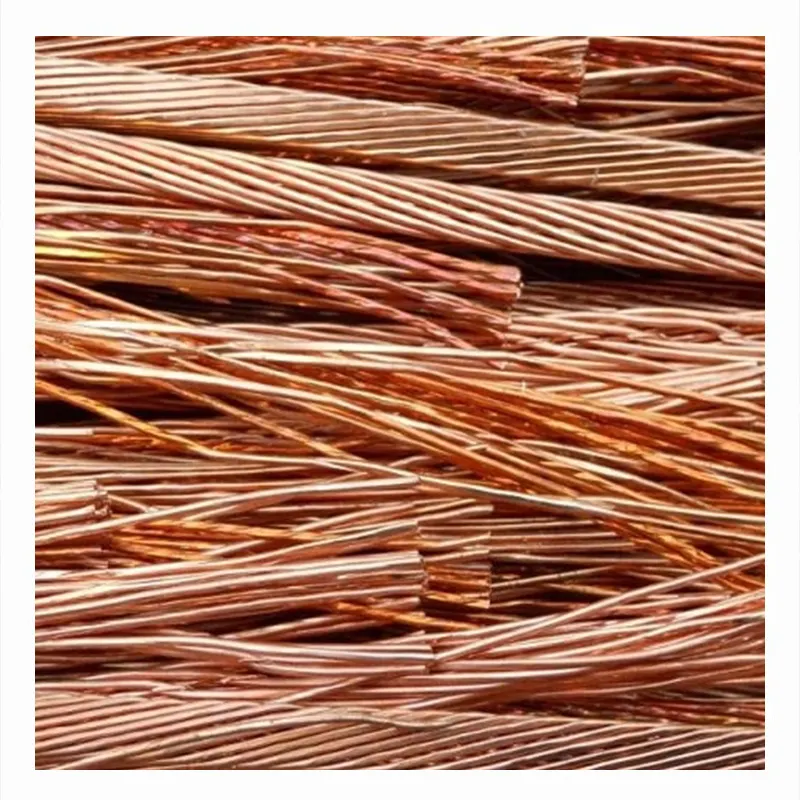 99.99% chatarra de cable de alambre de cobre barata de alta calidad disponible a granel y lista para enviar comprador profesional