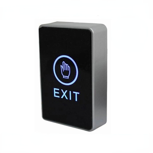 Pulsante di rilascio della porta di accesso al pulsante di uscita della porta di plastica blocco della porta nessun interruttore NC Com sistema di controllo di accesso al rilascio del metallo - Product Image 3