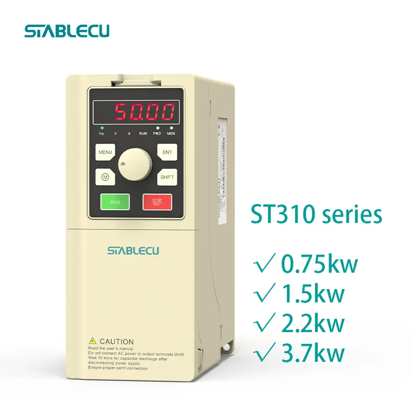 Ac Frequency changer 3 phase pump inverter vfd 1.5kw to 7.5kw vfd three phase input output 50hz to 60hz frequency converter