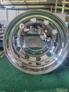 Heavy Duty 22,5 "24,5" geschmiedete LKW-Räder aus Aluminium legierung mit erschwing lichen Kosten - Product Image 3