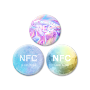 UID可变F08 1K 13.56兆赫可重写NFC环氧钥匙扣徽章令牌标签Mifare 1k卡