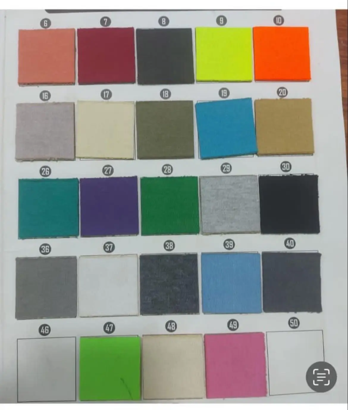 ENVÍE CONSULTAS PARA COLORES PERSONALIZADOS