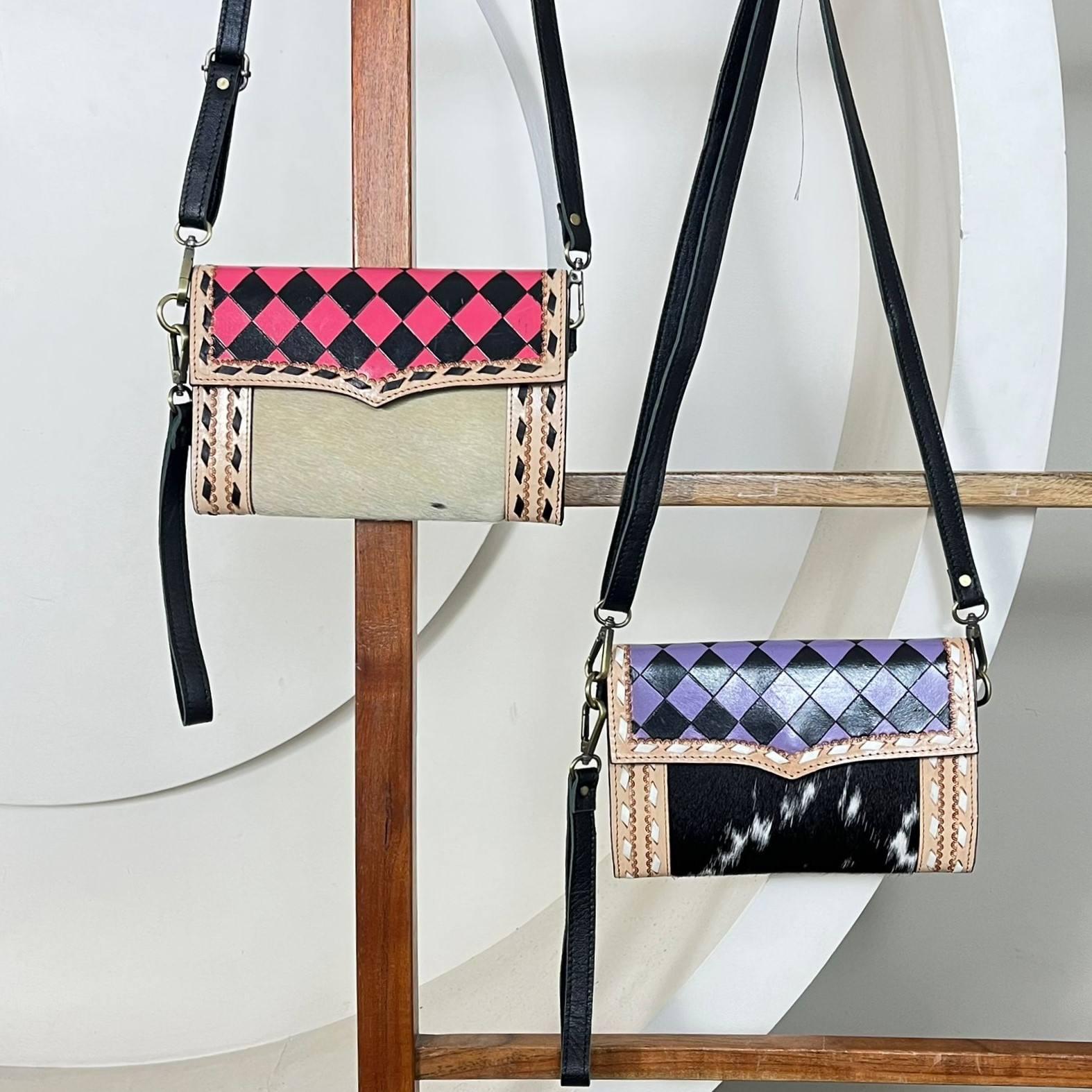 Black & Pink Checkered