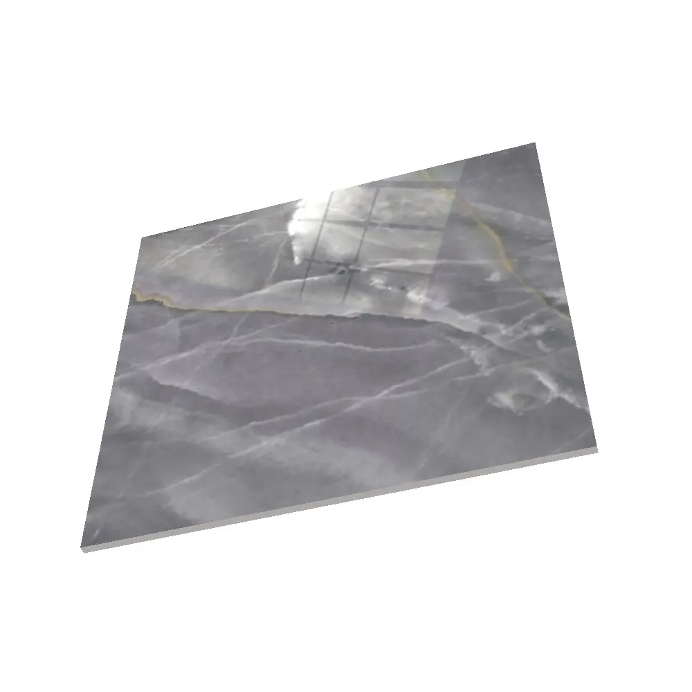 Morbi Fabriken 800 × 800 hochglanz-weißgefäße schwarzer Marmor indische zerbrachte keramische glasierte Villenfliesen