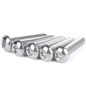 M2 2.5 M3 M4 M5 M6 M8 M10 M12 ISO7380 304 paslanmaz çelik A2 güvenlik cıvata makinesi düğme kafası Torx vidalar pimleri ile - Product Image 2