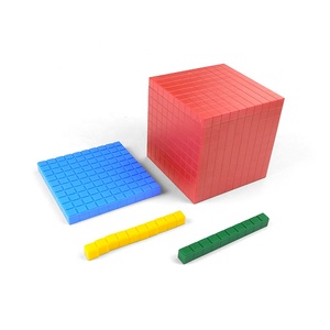 GD öğrenme araçları plastik taban on yapı taşları oyuncak seti yavru matematik çocuklar için; Matematik yardımcıları - Product Image 2