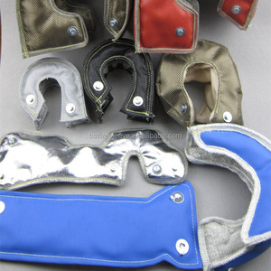T3 T25 T28 GT25 GT30 için titanyum Turbo battaniye isı kalkanı Turbo kapak - Product Image 6