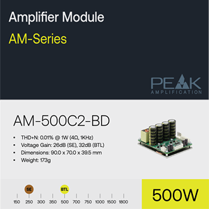2x250 Вт модуль усилителя - Product Image 2