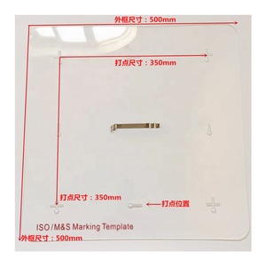 Darsen Model 35-50-60 Aatcc Iso 3759 Stof Krimp Markering Sjabloonschaal - Product Image 1