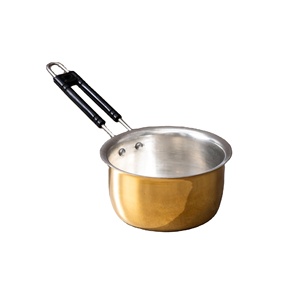 真ちゅう製調理器具多目的ピュアブラスソース鍋お茶/牛乳/水健康上の利点金属ソース鍋