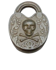 Antika dökme demir anahtarlı kilit eski moda kilit ve anahtar-eski bagaj kilidi tam fonksiyonlu Vintage tarzı asma kilit antik bronz - Product Image 1