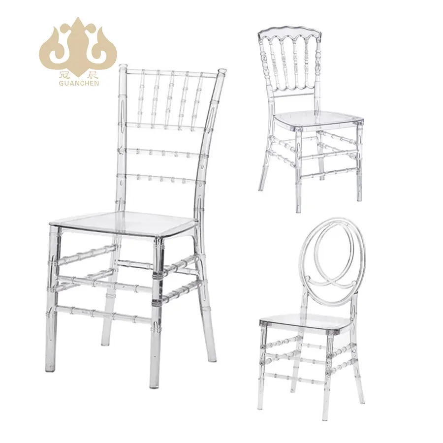 High Quality Transparent Cheap Crystal Resin Tiffany Chiavari Chair Wedding Luxury For Sale