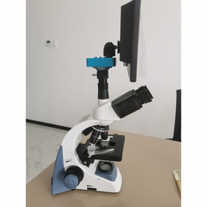 Microscopio Digital Trinocular para laboratorio, cámara con pantalla de visualización - Product Image 6