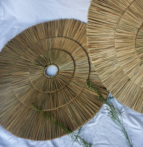 越南新系列天然藤编热带海草墙艺术摆件客厅装饰品
