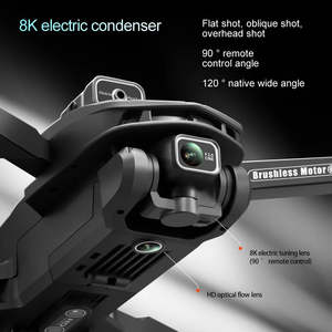 V168 Mini Drone profesyonel <span class=keywords><strong>6K</strong></span> HD kamera ile GPS FPV RC Drones fırçasız katlanabilir Quadcopter Drones 25 dakika uçan