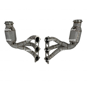 High Performance Exhaust Manifold <strong>Headers</strong> for porsche 911 991 991.1 991.2 Gt2 GT3 Gt3rs 3 4.0L 2014-2019 <strong>Header</strong> - Product Image 5