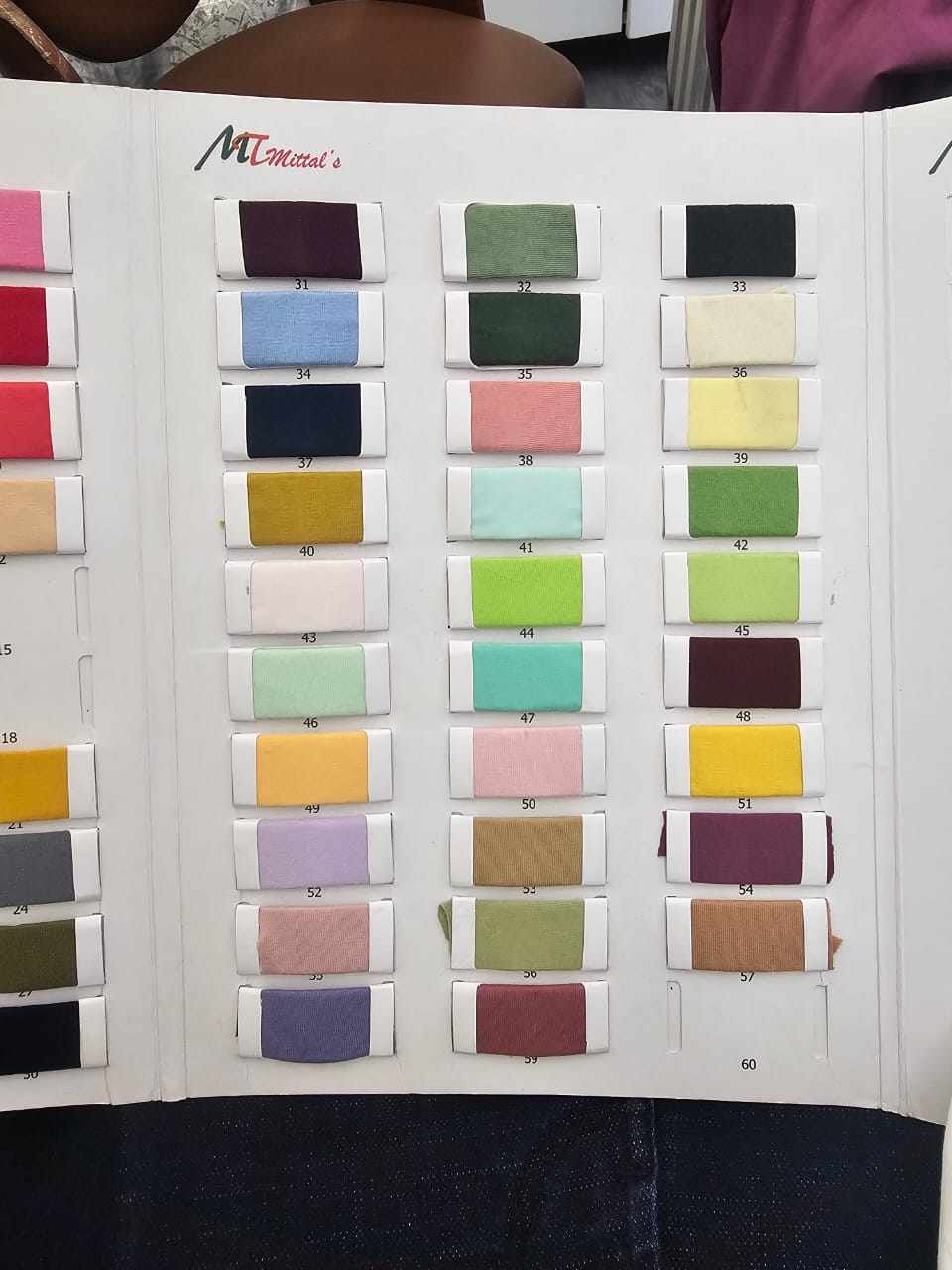 Shadecard
