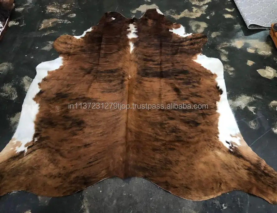 Cowhide Fur Rugs Leather Carpet Home Decor Leather Cow skin Leather Hide Rugs