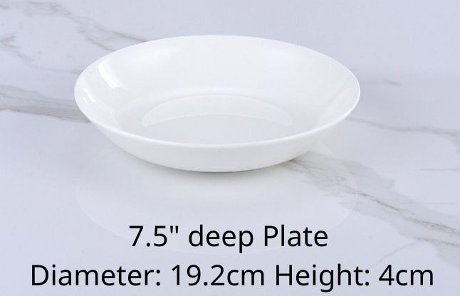 7.5-inch deep Plate