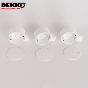 Price From Factory Accessories 16mm 25MM PVC <strong>Conduit</strong> 1 Way Round Junction Box