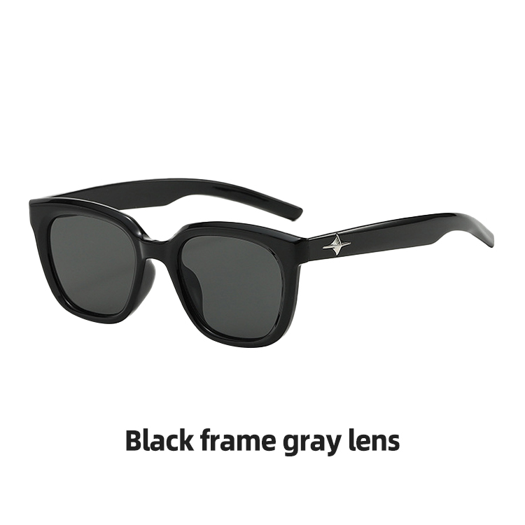 Black frame gray lens
