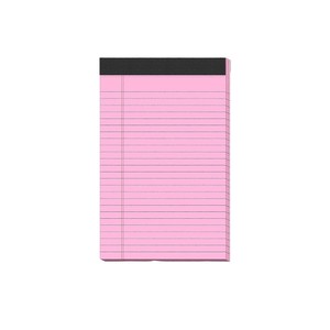 Custom Multi-Color Legal Notepad with Logo and 8 Distinct Hues 28 <strong>Sheets</strong> - Product Image 2