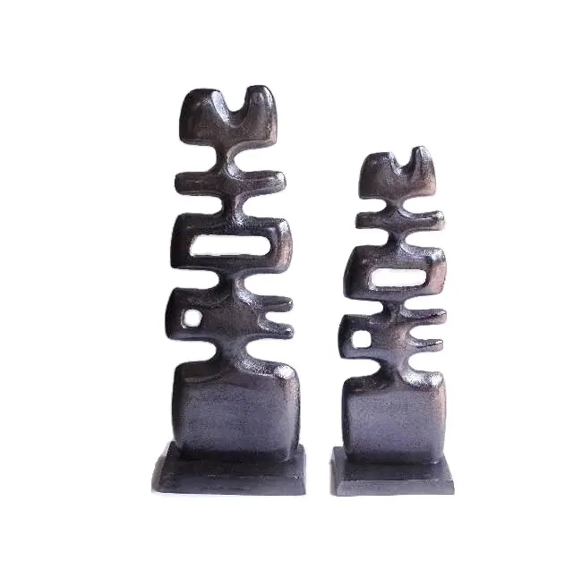 Home Decor Metal Sculptures And Decorative Objects Abstract Sculpture Made in Cast Aluminium Available in All Finishes