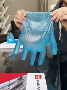 זול באיכות גבוהה שקופה חד פעמית hdpe cpe כפפות מעובה חד פעמיות פלסטיק שקופות