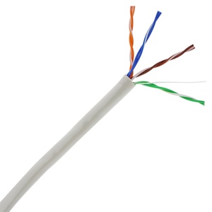 สายแลนแลนสำหรับใช้ในอาคารที่มีประสิทธิภาพสูง305ม. CAT5E 4*2*0.49 24AWG 100MHz LSZH ผ่านการทดสอบ - Product Image 3