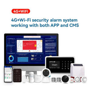 Kit de alarma para el hogar Sistema de alarma de seguridad 4G Control de aplicación + Sistema DE GESTIÓN CMS - Product Image 4