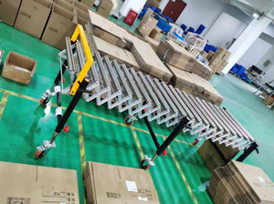 Hochwertiger Stahl rollen förderer zum Be-und Entladen von Containern Reifen/Kartons - Product Image 5