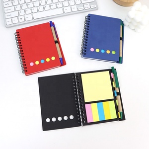 Spiral <strong>Notebook</strong> Steno Pads Lined Notepad <strong>with</strong> Pen in Holder Sticky <strong>Notes</strong> and Page Marker <strong>Colored</strong> Index Tabs for School Office - Product Image 5