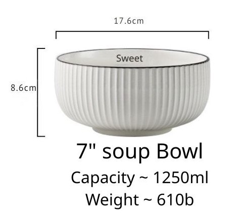7'' soup bowl