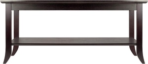 带玻璃顶部和搁板的矩形茶几客厅现代茶几出厂价格 - Product Image 2