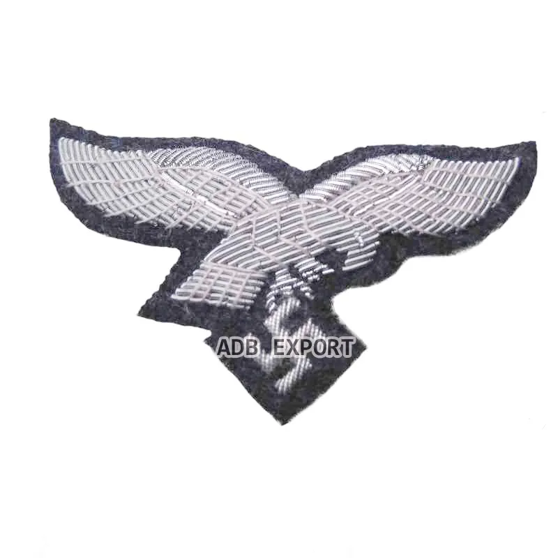 WW2 GERMAN Uniforms luftwaffe cap eagle hat insignia hand made By ADB EXPORT The Manufacturer/Reproduction/Repro