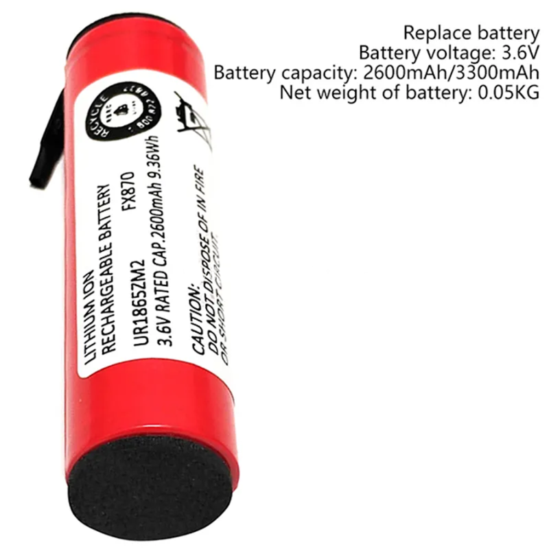 3.6V 3300mAh battery replacement battery for 707/870