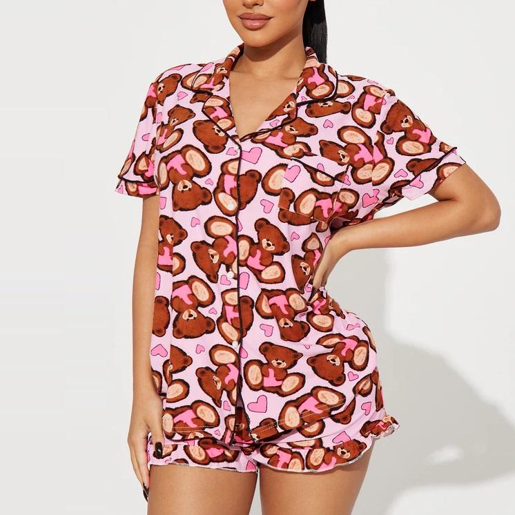 ชุดคอมโบสีชมพู