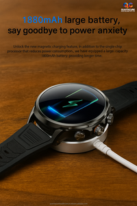 Qc AX03 4G Unisex Thể Thao Smartwatch 2025 h18pro 32GB <span class=keywords><strong>Android</strong></span> Đồng hồ IPS hiển thị 1.85 "Màn hình 3MP GPS navigation Wifi cuộc gọi 1800mAh - Product Image 6