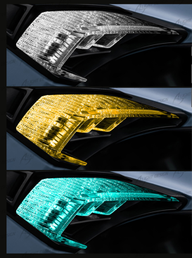 White/Gold/Green