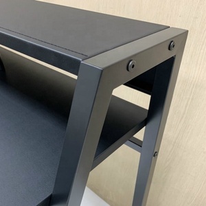 Escritorios de ordenador modernos de lujo con cajones Escritorios de oficina de diseño simple para uso doméstico Material de madera y metal - Product Image 3