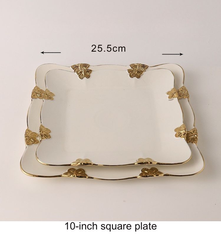 10-inch square plate