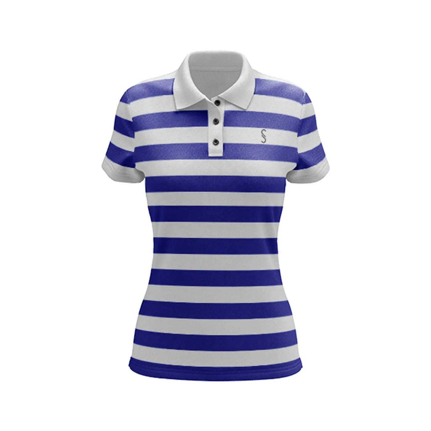 Polo personalizzata per donna Sportswear Solid Slim Fit Polo da Golf a rapida asciugatura polo spogliata